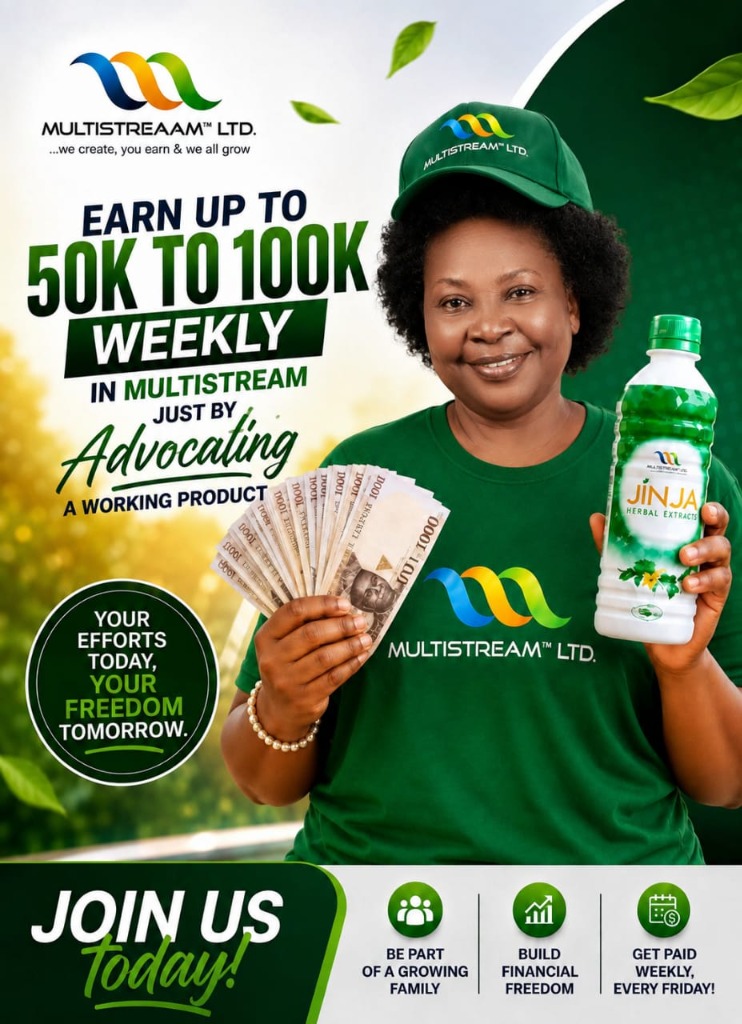 Earn 50k to 100k Weekly as a Multistream Partner Advocating JINJA Herbal Extract
